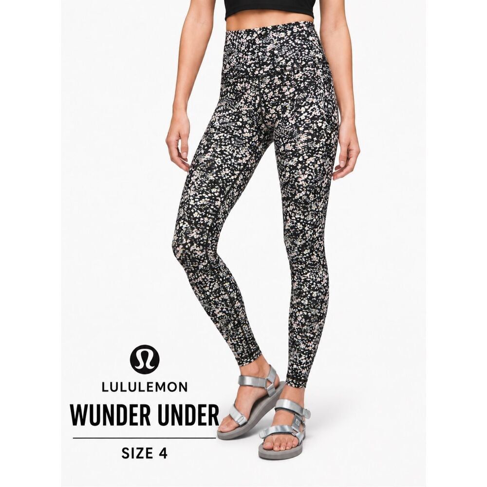 Lululemon Wunder Under High-Rise Tight 28” Floral Spritz Multi Size 4 / XS